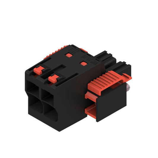 2493340000 - 10.16mm PCB Female Connector with 180° Angle & PUSH IN Mechanism  (Pack of 28)