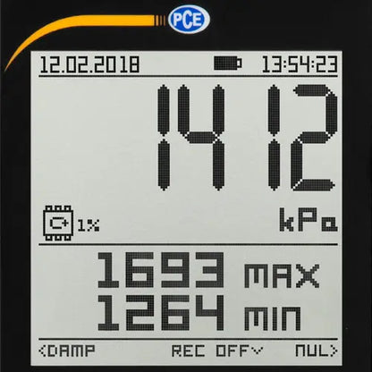 PCE-PDA 1000L - Digital Pressure Manometer, -100 to 2000 kPa, USB, Data Logger