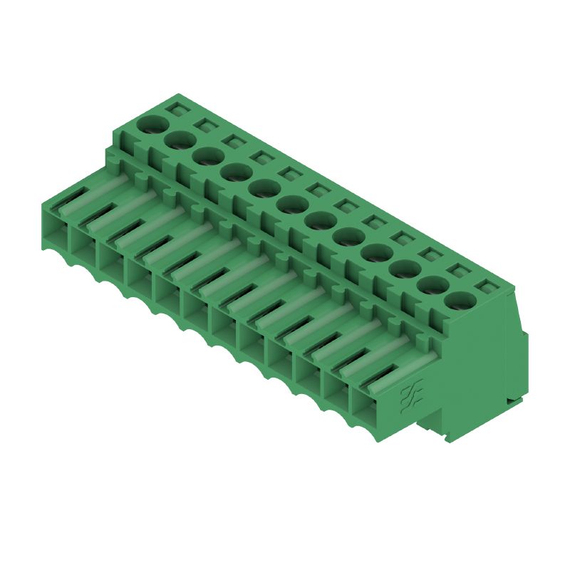 1606590000 - 3.50mm PCB Female Connector with 12 Poles and Clamping Yoke  (Pack of 42)