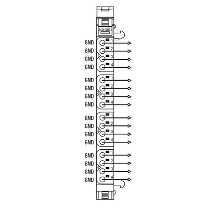 1334800000 - IP20 Remote I/O Module, 76mm Depth, 120mm Height