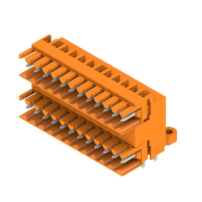 1633450000 - 24-Pole 3.50mm Orange PCB Connector with THT Solder Pins  (Pack of 10)