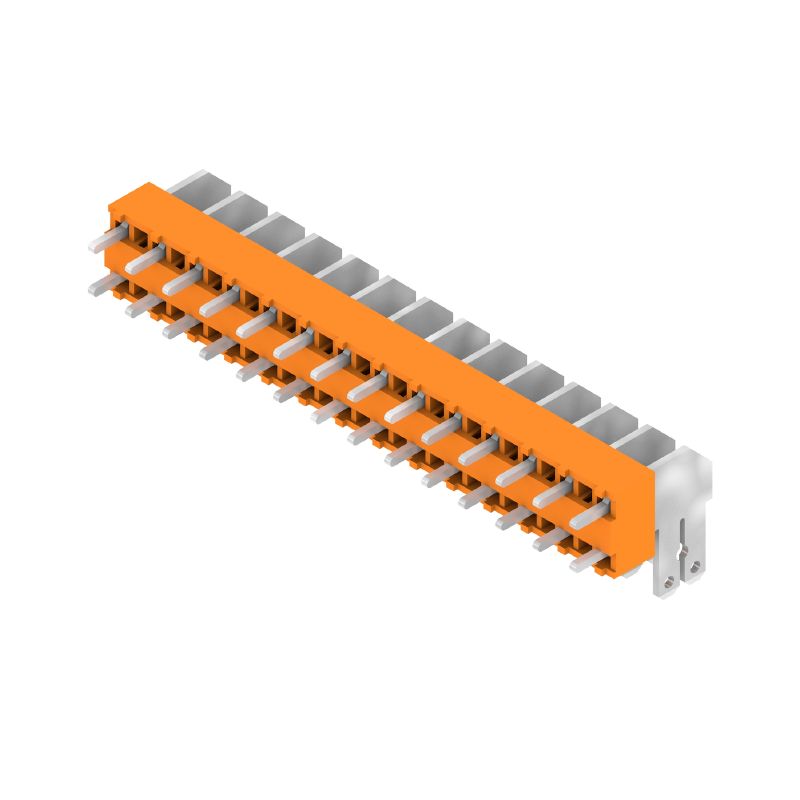9511530000 - Orange 14-Pole PCB Terminal, 5mm Pitch, 3.5mm Pin Length  (Pack of 50)