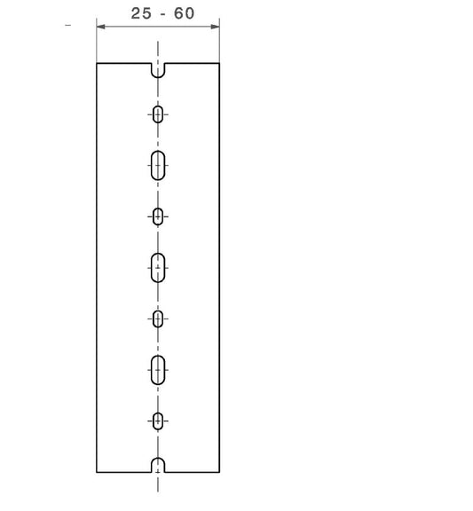 2589680000 - 2000mm Halogen-Free Cable Duct, 50mm Height, 25mm Width  (Pack of 52)