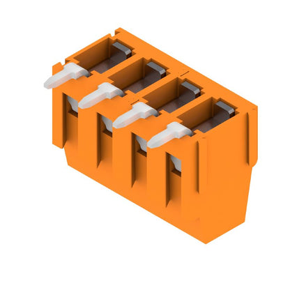 9994970000 - 5.08mm Orange PCB Terminal with 4 Poles & 3.5mm Pins  (Pack of 50)