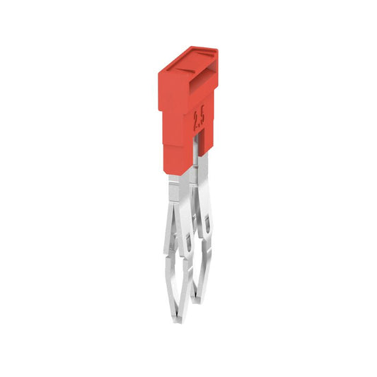 2108470000 - 2-Pole Red Cross-Connector, Insulated, 24A, 5.10mm Pitch  (Pack of 60)