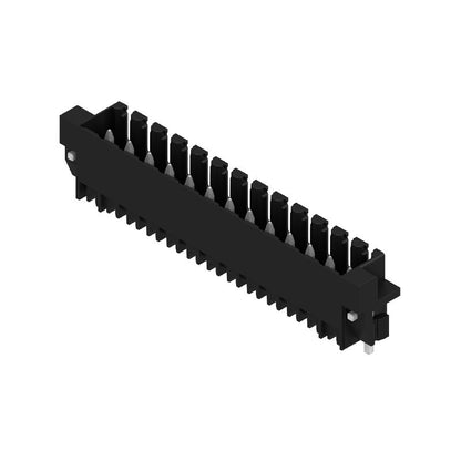 1291420000 - 13-Pole 180° Black PCB Connector with 1.5mm Solder Pins  (Pack of 50)