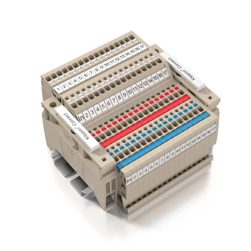 1992260000 - Dark Beige PUSH IN Terminal for 1.5 mm² Wire, 250V, 13.5A  (Pack of 100)