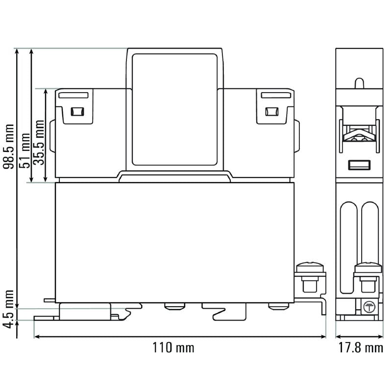 2986900000 - 30A Solid-State Relay, 600V AC, 4-32V DC Control