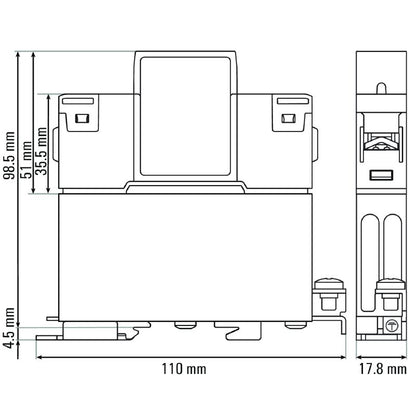 2986900000 - 30A Solid-State Relay, 600V AC, 4-32V DC Control