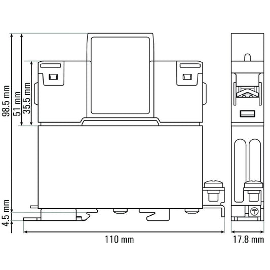 2986900000 - 30A Solid-State Relay, 600V AC, 4-32V DC Control