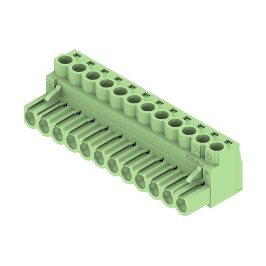1228170000 - 5.08mm Female PCB Connector with 12 Poles, 180° Angle  (Pack of 30)