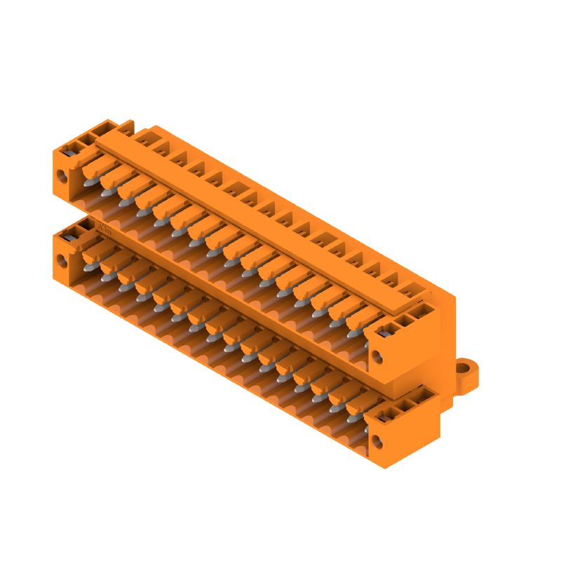 1633960000 - 34-Pole 3.50mm PCB Header Connector, 90° Angle, Orange  (Pack of 10)