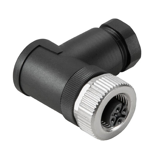 1807240000 - M12 Female Connector for 6mm-8mm Cables, PA Housing