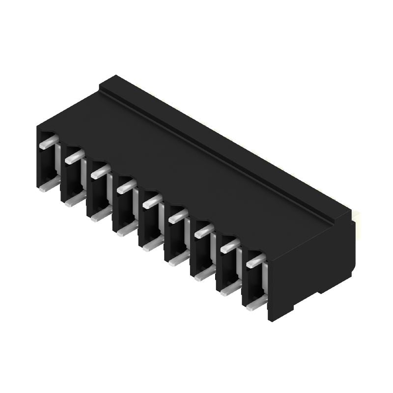 1869960000 - 3.81mm Push-In Connector for PCB, 9 Poles, Black Finish  (Pack of 15)