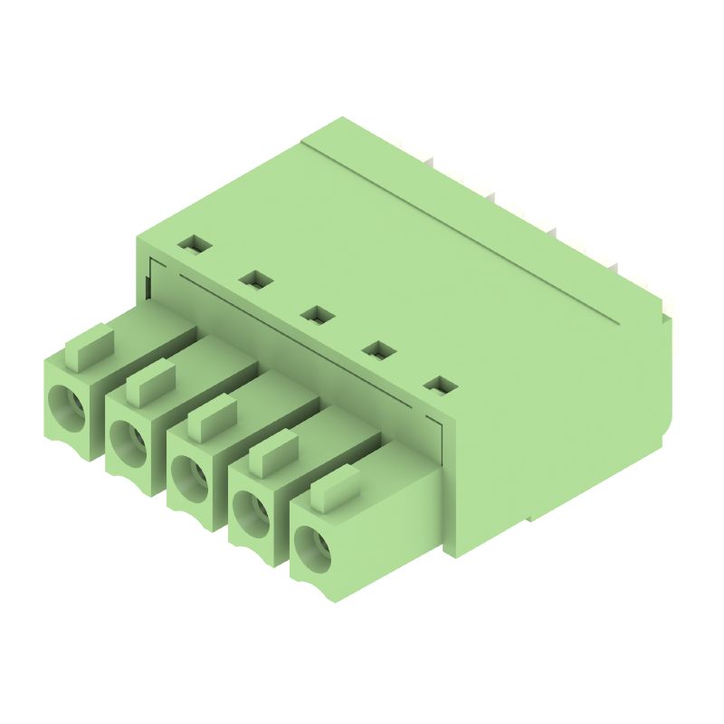 1969480000 - 3.81mm 5-Pole PCB Connector with PUSH IN 180° Design  (Pack of 50)