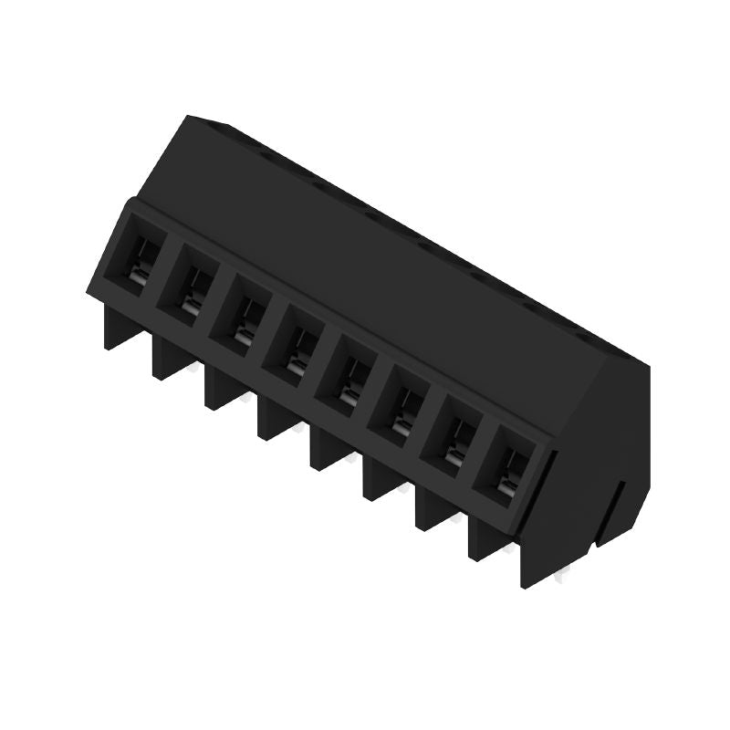 9994380000 - 5.08mm 8-Pole PCB Terminal, 135° Angle, Black Tinned  (Pack of 50)
