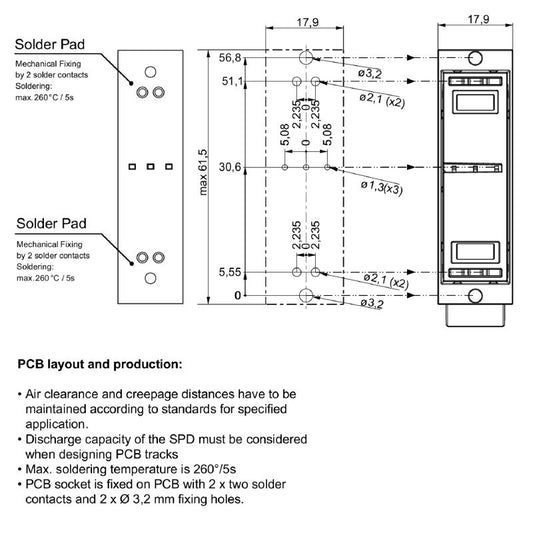 2665750000 - RoHS Compliant PV Component, 1,500V, Temp. Range -40°C to 85°C  (Pack of 20)