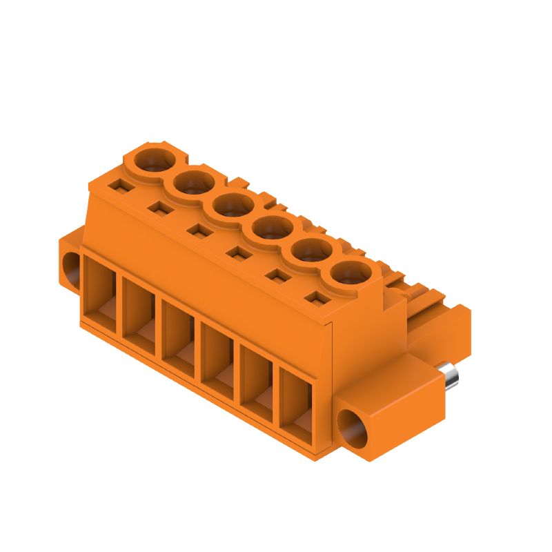 1955760000 - 6-Pole 5mm Female PCB Connector, 180° Angle, RoHS Compliant  (Pack of 42)