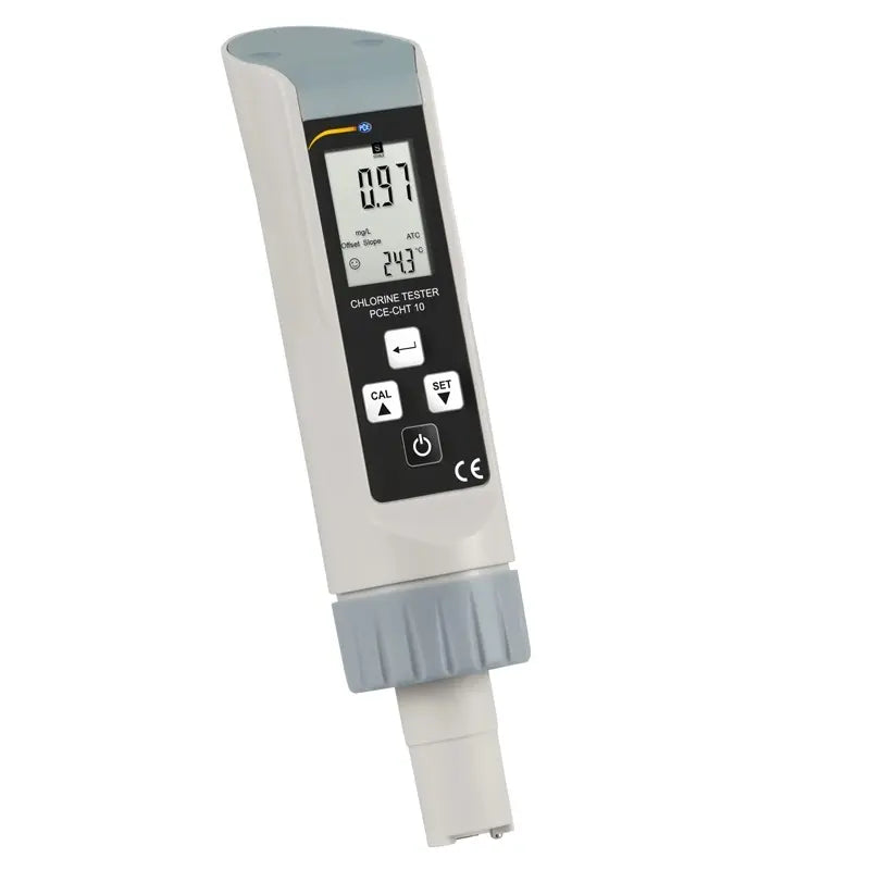 PCE-CHT 10 - Compact Chlorine Tester for Water with Backlit Display