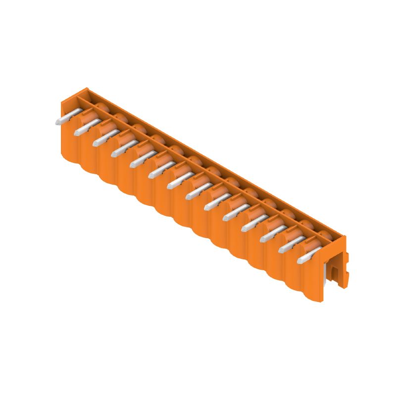 1571240000 - 5.00mm THT 14-Pole Male Connector in Orange Box  (Pack of 50)