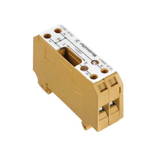 0198120000 - 6mm² Test-Disconnect Terminal for 230V, 27A Capacity  (Pack of 5)