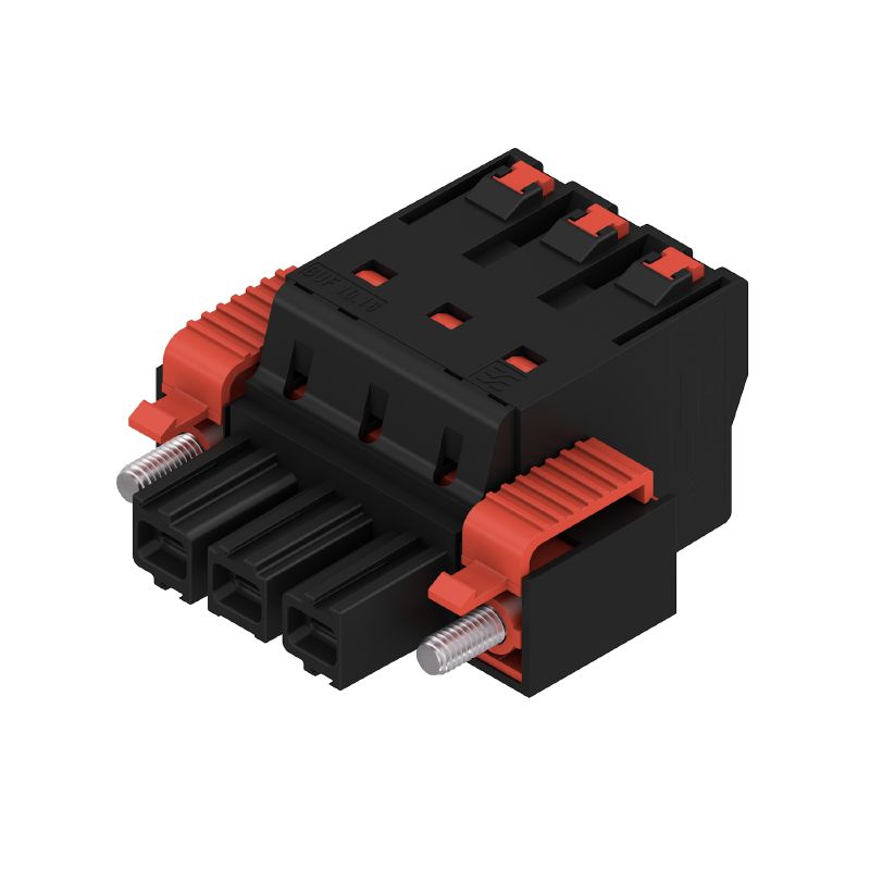 2737810000 - 3-Pole 10.16mm PCB Connector, 180° Push-In Design  (Pack of 24)