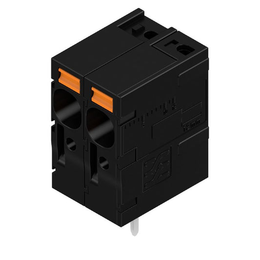 2473000000 - Black 2-Pole PCB Terminal, 7.50mm Pitch, 5mm Solder Pin  (Pack of 100)