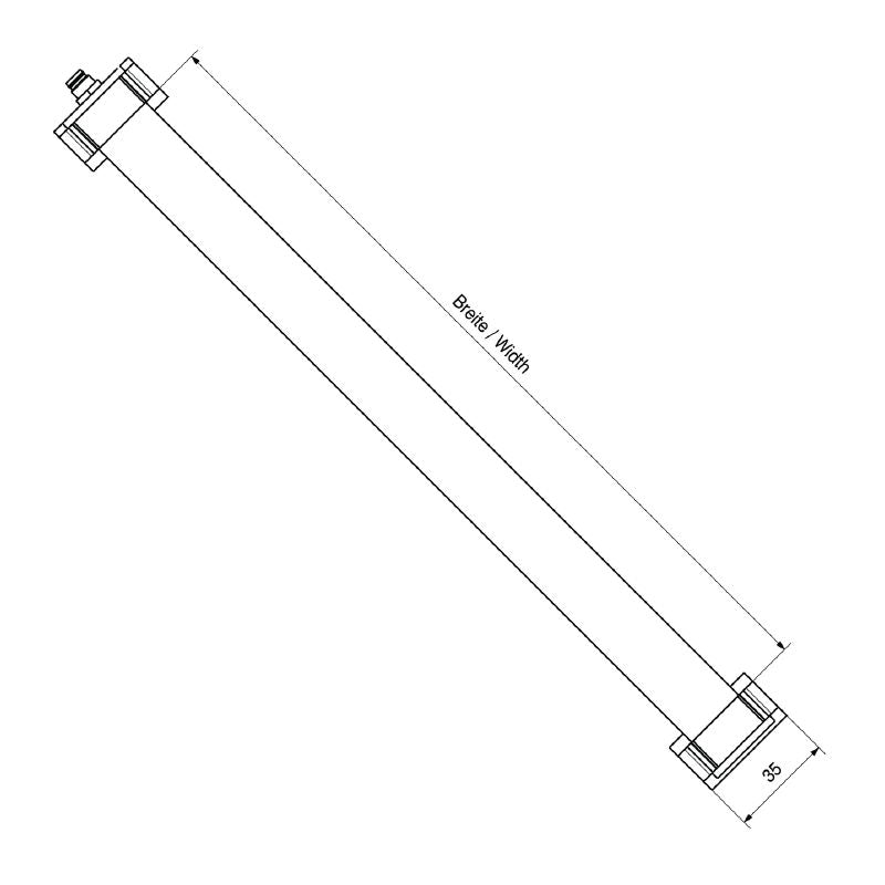 2899630000 - Durable Hard Anodized Aluminium Unit, 560mm Wide