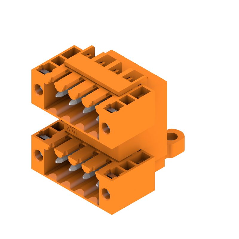 1633830000 - Flange Mount 3.5mm PCB Connector, 8 Poles, 90° Angle  (Pack of 50)