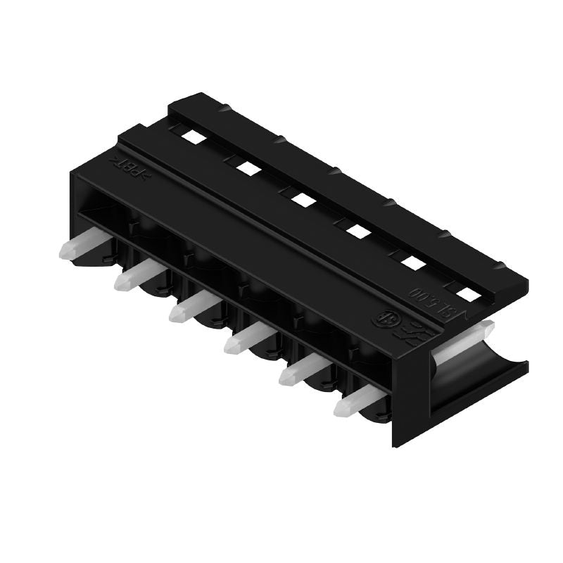 1111500000 - 5.00mm 6-Pole Male Header PCB Connector, 180° Angle, Black  (Pack of 50)
