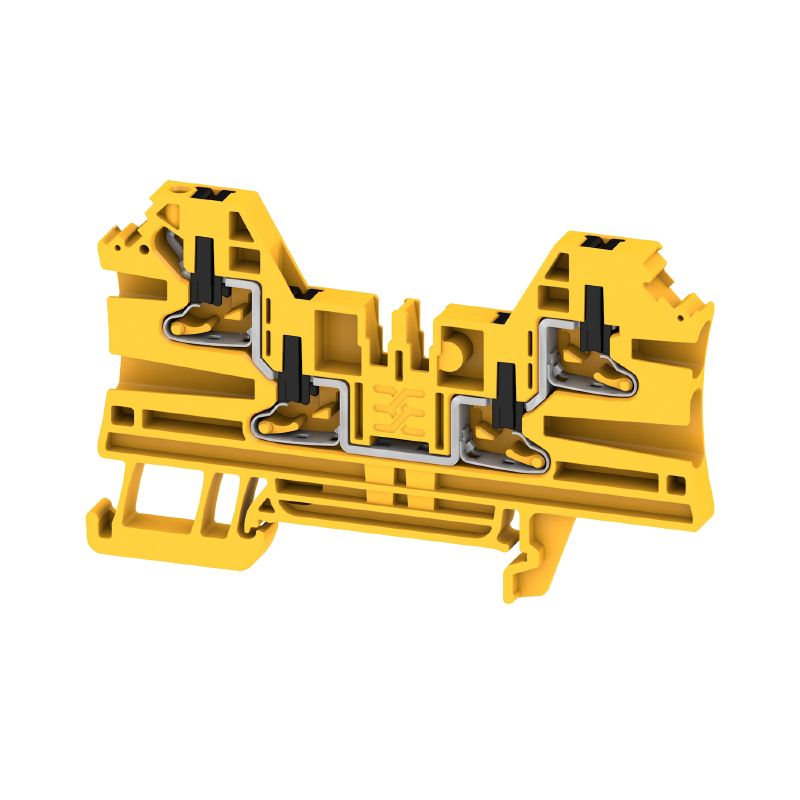 2847580000 - 2.5 mm² Feed-Through Terminal Block, 4 Connections, 24 A  (Pack of 50)