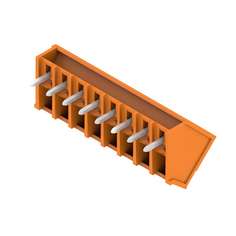 1975920000 - 3.81mm Male Header Connector, 8-Pole THT, 135° Angle  (Pack of 50)