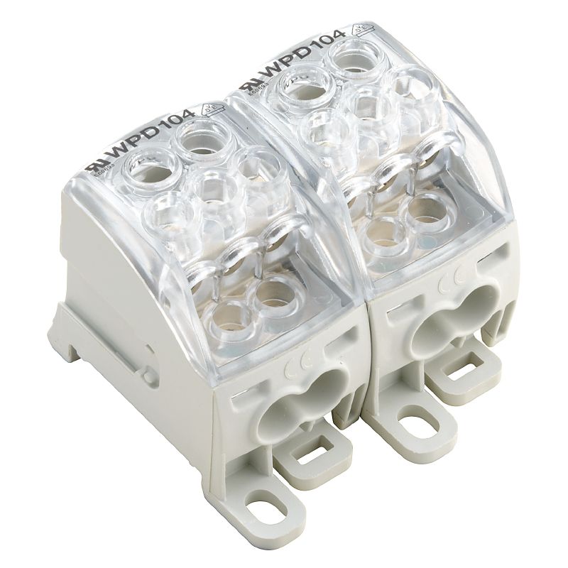 1562150000 - WPD 204 Light Grey Terminal, 1000V, 164A, Up to 12 Connections