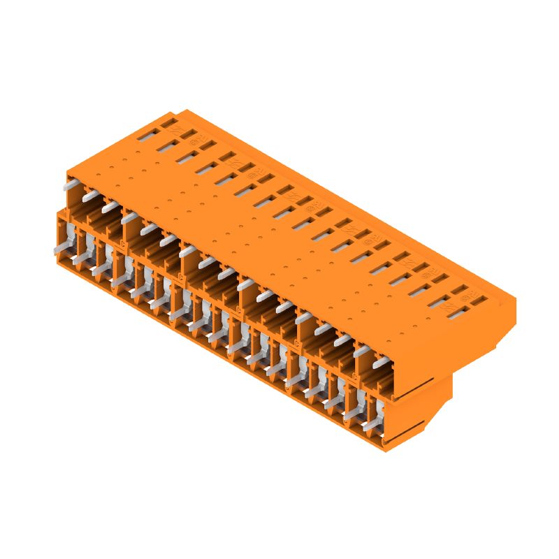 1977400000 - 5mm Pitch 34-Pole PCB Terminal, 90° Angle, Orange  (Pack of 10)