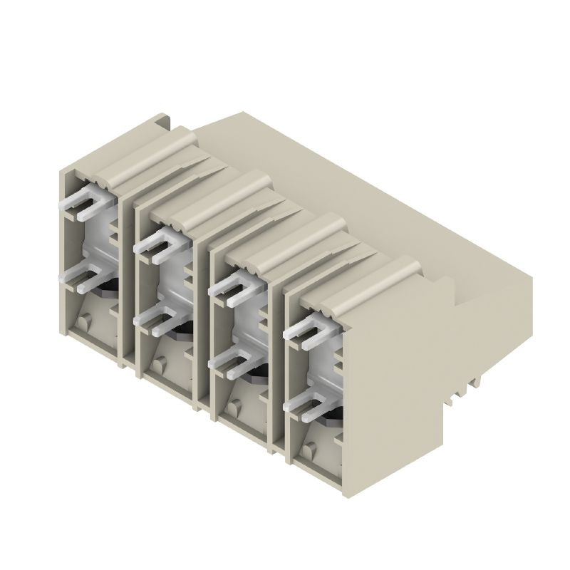 1783690000 - 4-Pole 90° Circuit Board Terminal, 4.5mm Pins, Pebble Grey  (Pack of 20)