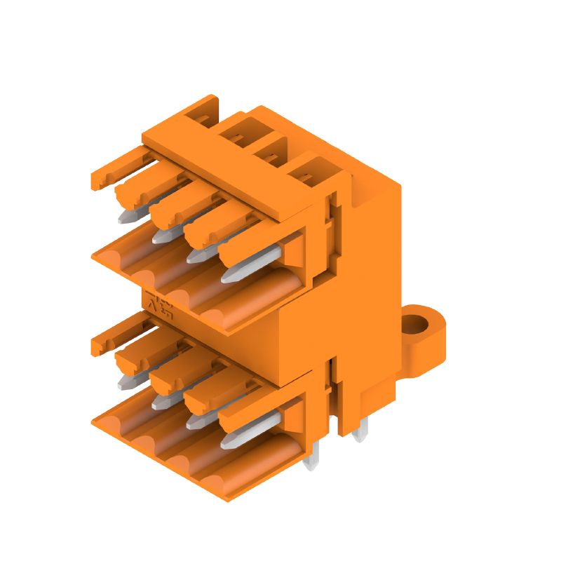 1633370000 - 3.5mm 8-Pole PCB Plug-In Connector THT Solder, 90° Angle  (Pack of 50)