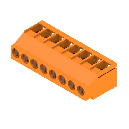 2431970000 - 5.08mm Orange PCB Terminal, 8 Poles, 180° Arrangement  (Pack of 42)