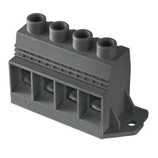 1047630000 - 15mm Black Circuit Board Terminal with 4 Poles, 90° Angle  (Pack of 10)