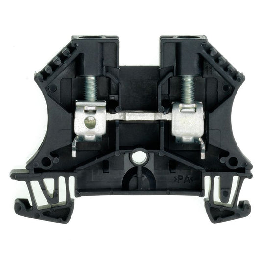 1020210000 - Black 6mm² Screw Terminal Block, 41A, 800V  (Pack of 100)
