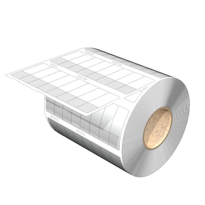 2657110000 - 12.7x38.1mm White Vinyl Cable Markers, Pack of 10,000  (Pack of 10000)