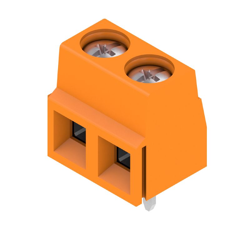 1912520000 - 5.08mm Orange Circuit Board Terminals, 2 Poles, 90° Angle  (Pack of 100)