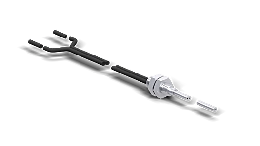 K4 - 2m Flexible Plastic Fiber-Optic Cable for Tight Spaces