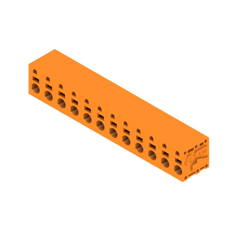 2667520000 - 7.5mm Pitch Orange Terminal Block with 12 Poles, PUSH IN  (Pack of 15)
