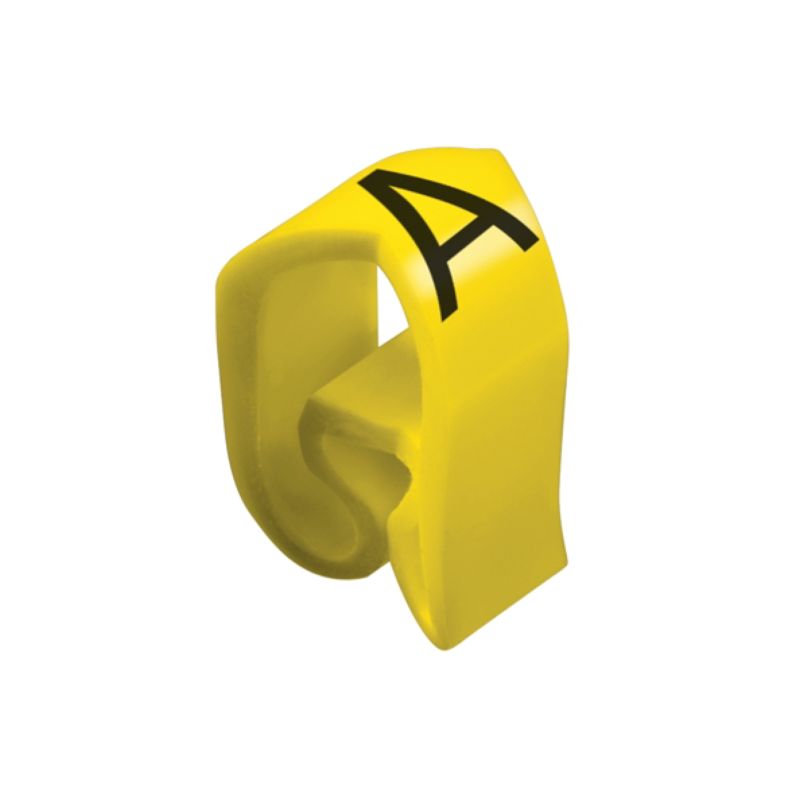 0253411637 - Yellow Cable Markers 6x11mm, RoHS Compliant  (Pack of 20)