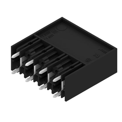 1930620000 - 4-Pole Black PCB Connector, 7.62mm Pitch, 180° Angle  (Pack of 60)