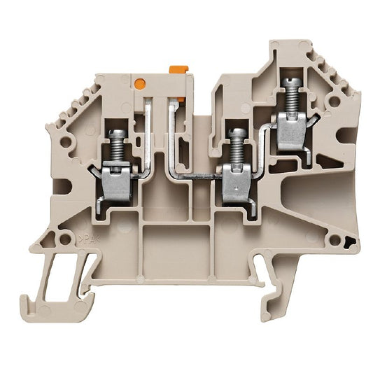 1905080000 - 4 mm² Terminal Block, 27 A, Screw Connection, Beige  (Pack of 50)