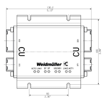 2581810000 - IP65 PROFINET Copper Repeater with 100 MBit/s Speed