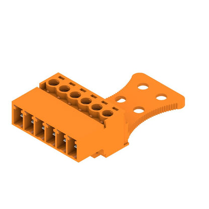 1237020000 - 3.81mm 6-Pole PCB Plug Connector for Clamping Yoke  (Pack of 50)