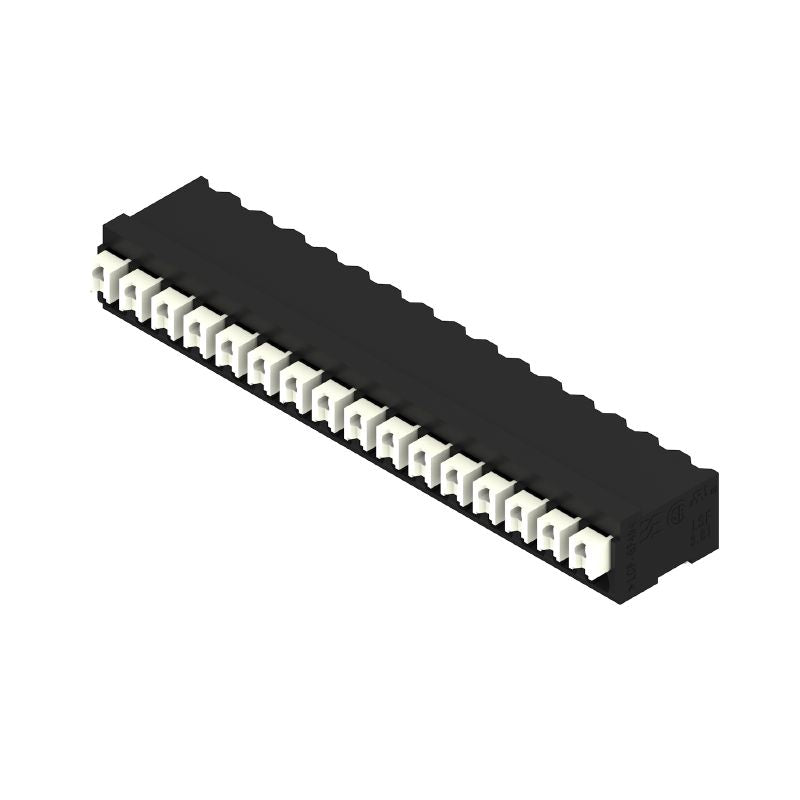 1869510000 - 3.81mm Black Terminal Block, 16 Poles, 90° Configuration  (Pack of 9)