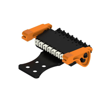 2443000000 - 3.81mm 8-Pole Female PCB Connector with PUSH IN Clamping  (Pack of 50)